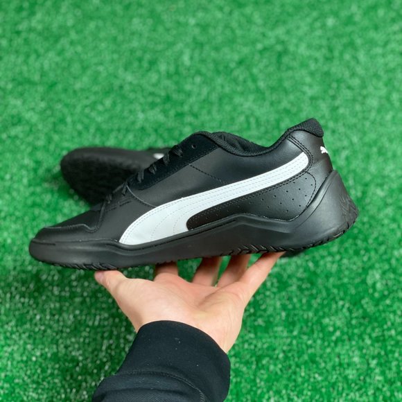 Puma Shoes | Puma DC Past Low Top Mens Casual Shoe Black White 373021-08 New Multi Sz | Color: Black/White | Size: 11.5 | Clutchswag's Closet